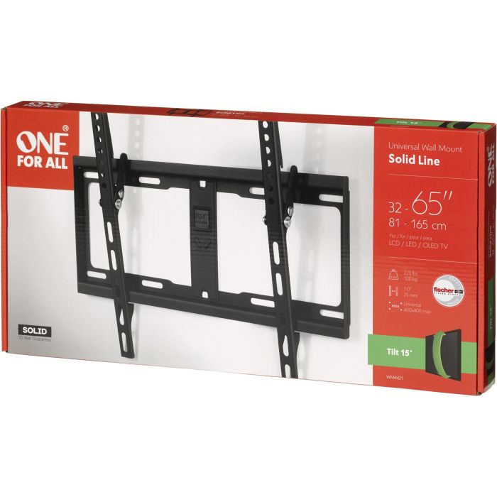 One for all TV Wandhalterung WM4421 (schwarz, ultraflach, neigbar) 2