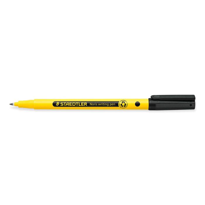 Rotulador Staedtler Noris Writing Pen 307 Tinta Base De Agua Punta Fina Trazo 0,6 mm Negro 10 unidades 3