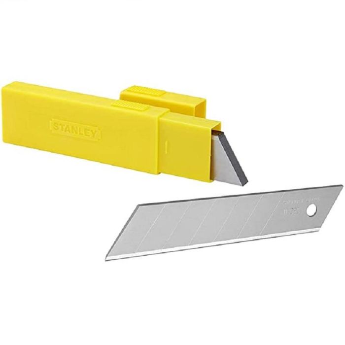 Stanley 0-11-325 Hojas de Repuesto para Cúter de 25mm - Pack de 10 Unidades Originales Stanley para Mayor Precisión