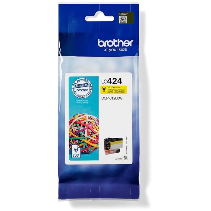 BROTHER tinta amarilla para DCPJ1200W LC424Y 0 BROTHER tinta amarilla para DCPJ1200W LC424Y 0