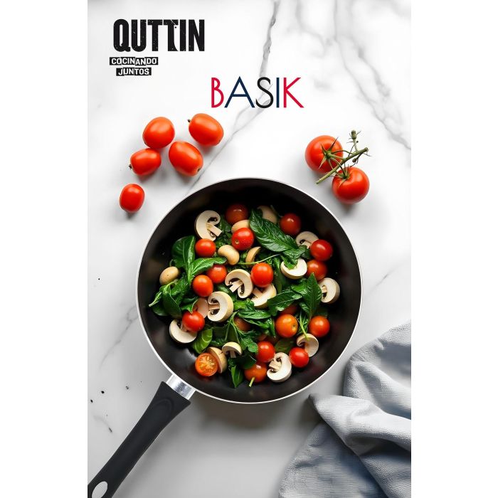 Set de 2 Sartenes de Aluminio para Inducción Basik Quttin - Inde (4 Cajas) 5 Set de 2 Sartenes de Aluminio para Inducción Basik Quttin - Inde (4 Cajas) 5