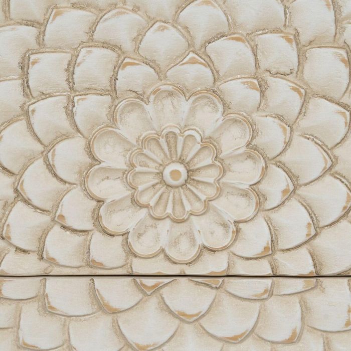 Mesita de Noche MANACOR Blanco Marrón