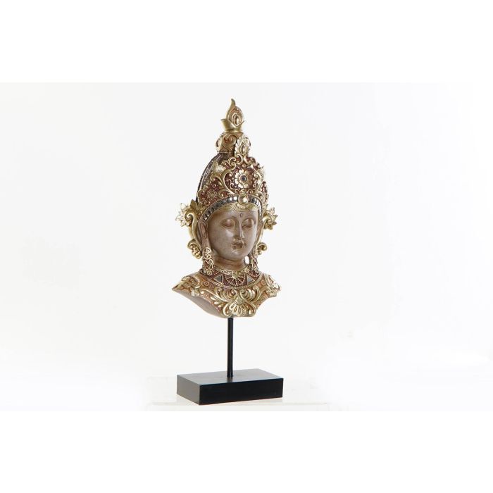 Figura Oriental DKD Home Decor Dorado Marron 7 x 38 x 15 cm Figura Oriental DKD Home Decor Dorado Marron 7 x 38 x 15 cm