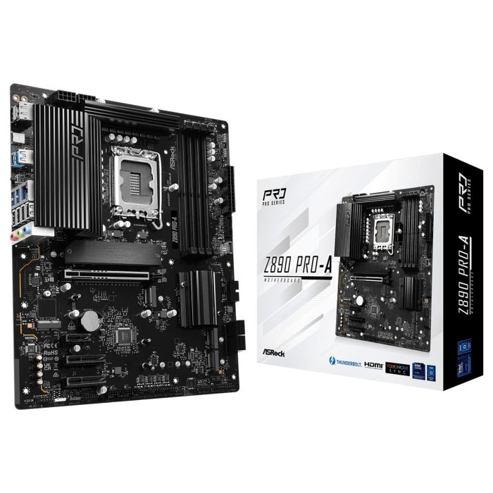 ASRock Z890 Pro-A Placa Base ATX Intel LGA 1851 DDR5 para PC