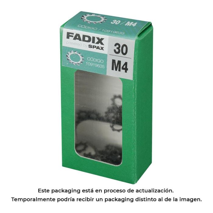 Fadix Arandela Dentada M4, Caja de 30 Unidades 0 Fadix Arandela Dentada M4, Caja de 30 Unidades 0