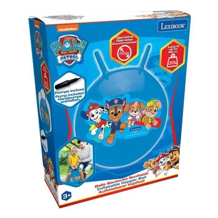 PAT PATROUILLE - Pelota de salto hinchable - 45cm - a partir de 3 años 1 PAT PATROUILLE - Pelota de salto hinchable - 45cm - a partir de 3 años 1