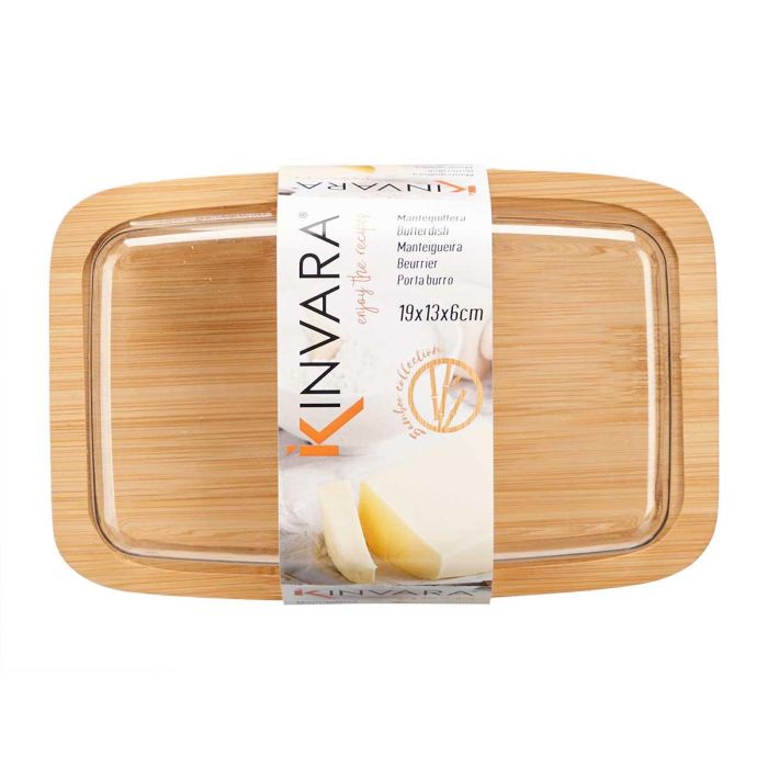 Mantequillera Bambu Kinvara 19X6CM (12 Unidades) 2 Mantequillera Bambu Kinvara 19X6CM (12 Unidades) 2