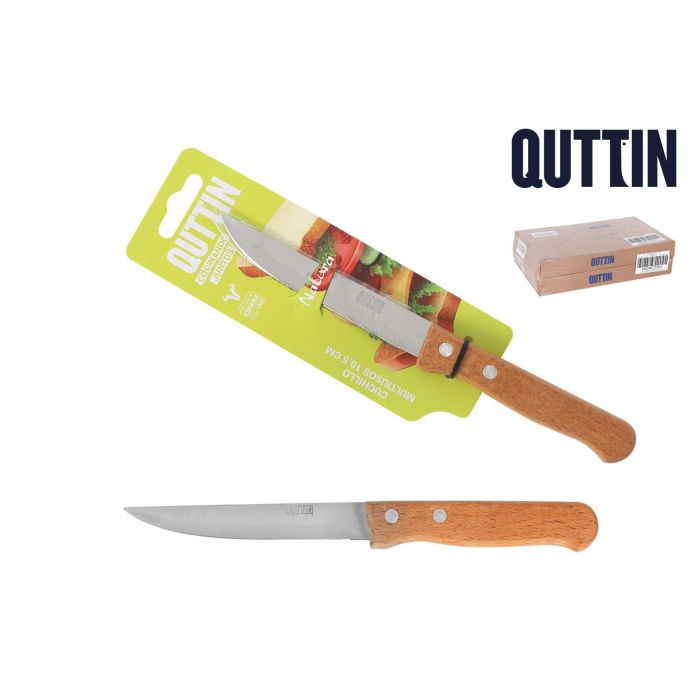 Cuchillo multiusos Quttin Natura 10.5 cm (60 Unidades) Cuchillo multiusos Quttin Natura 10.5 cm (60 Unidades)
