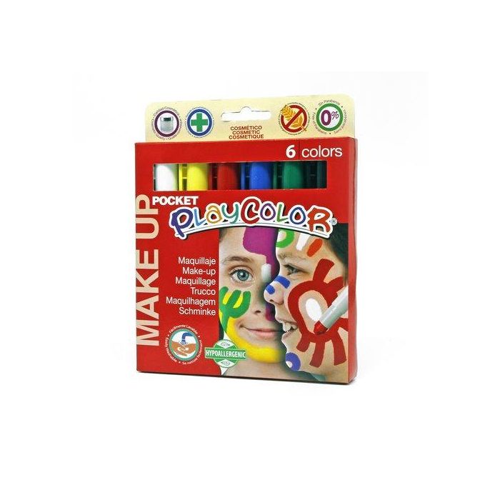 Maquillaje Playcolor Make Up Basic Pocket De 5 G Caja De 6 Unidades Surtido
