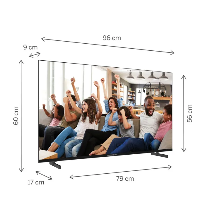 Thomson 43UG4S14 Televisor LED 43" 4K UHD Google TV 2xHDMI 2.0 + 2xHDMI 2.1 THO9120106661576 1 Thomson 43UG4S14 Televisor LED 43" 4K UHD Google TV 2xHDMI 2.0 + 2xHDMI 2.1 THO9120106661576 1