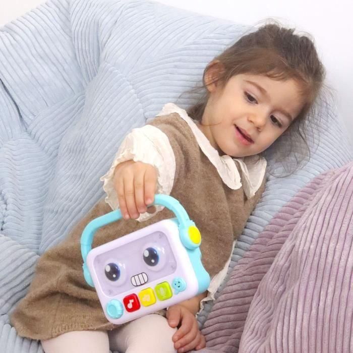Walkman Musical y Luminoso - JADE - 17 cm - Música, Grabación y Deformación de Voz - A partir de 18 Meses 2 Walkman Musical y Luminoso - JADE - 17 cm - Música, Grabación y Deformación de Voz - A partir de 18 Meses 2