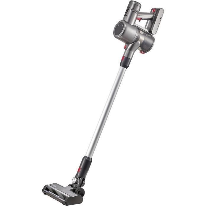 Jocca JOC8435253580832 Aspiradora vertical inalámbrica con pantalla táctil, 8000 Pa, 55 minutos, 0,7 L, Gris Jocca JOC8435253580832 Aspiradora vertical inalámbrica con pantalla táctil, 8000 Pa, 55 minutos, 0,7 L, Gris