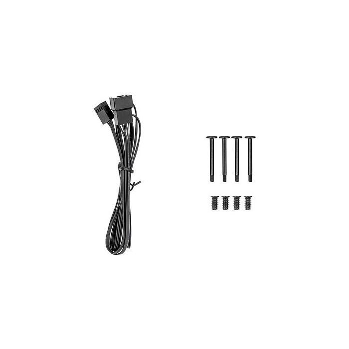 Thermaltake CT200 Ventilador para PC 200 mm Negro, 500-900 RPM, 27.2 dB, 131.6 CFM, 4 Pines, 1 Unidad