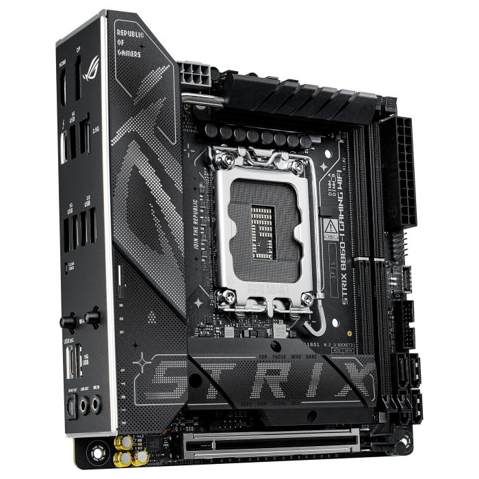 ASUS ROG STRIX B860-I GAMING WiFi Placa Base Intel B860 LGA 1851 mini ITX DDR5 Wi-Fi 7 4