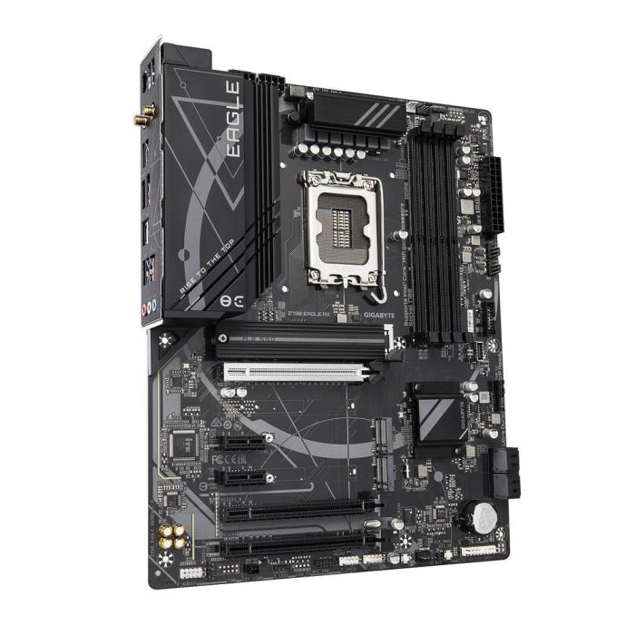 GIGABYTE Z790 EAGLE AX Placa Base ATX Intel Z790 LGA 1700 DDR5 7600MHz Wi-Fi 6E 2.5GbE p/ Core 12ª-14ª Gen 2 GIGABYTE Z790 EAGLE AX Placa Base ATX Intel Z790 LGA 1700 DDR5 7600MHz Wi-Fi 6E 2.5GbE p/ Core 12ª-14ª Gen 2