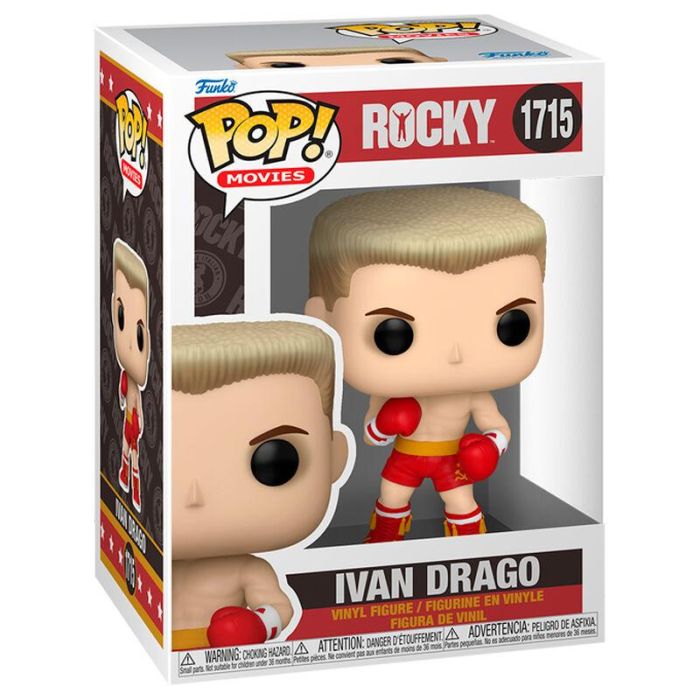 Funko Pop Rocky - Ivan Drago Figura de Vinilo de 9 cm con Caja Original 0 Funko Pop Rocky - Ivan Drago Figura de Vinilo de 9 cm con Caja Original 0