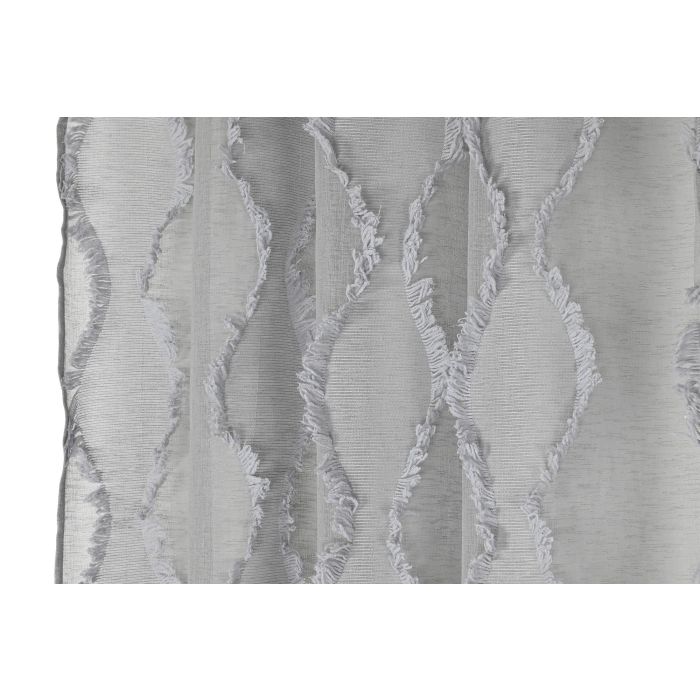 Cortina Urban DKD Home Decor Gris Claro 260 x 140 cm (2 Unidades) 3 Cortina Urban DKD Home Decor Gris Claro 260 x 140 cm (2 Unidades) 3