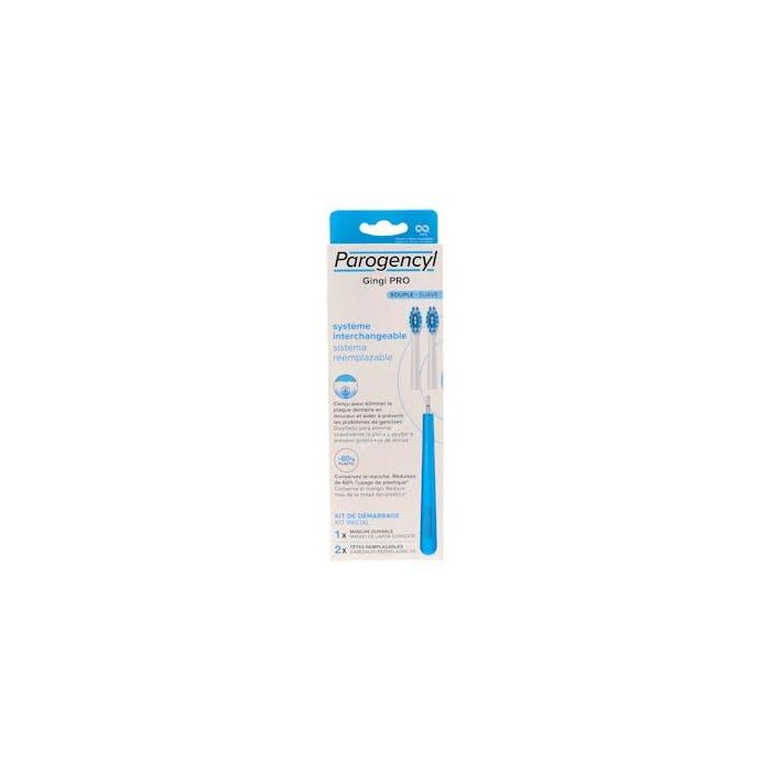 Parogencyl Gingipro Cepillo Interdental Suave 1 Mango + 2 Ca Parogencyl Gingipro Cepillo Interdental Suave 1 Mango + 2 Ca
