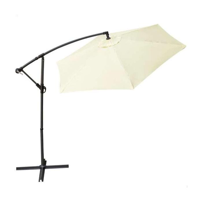 Parasol Aktive Crema 300 cm 4,2 cm Aluminio Parasol Aktive Crema 300 cm 4,2 cm Aluminio