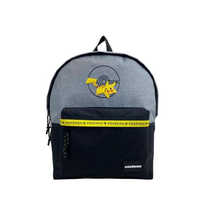 Toybags Mochila Escolar Pokémon Pikachu Adaptable a Carro, Espaldera Acolchada, Textil, 8x22x8 cm. Edad +7 años. Toybags Mochila Escolar Pokémon Pikachu Adaptable a Carro, Espaldera Acolchada, Textil, 8x22x8 cm. Edad +7 años.