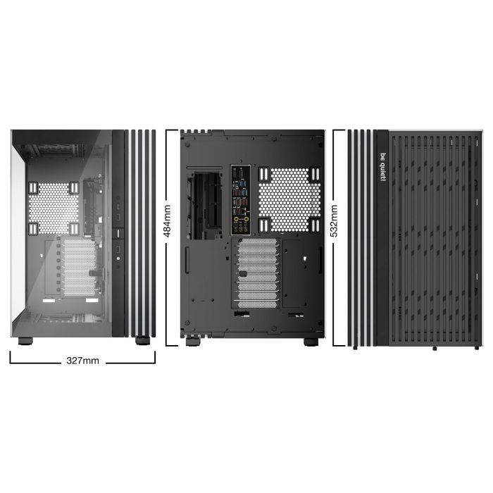 Be Quiet! Light Base 900 DX Black Full Tower para PC, Negro, para Juego