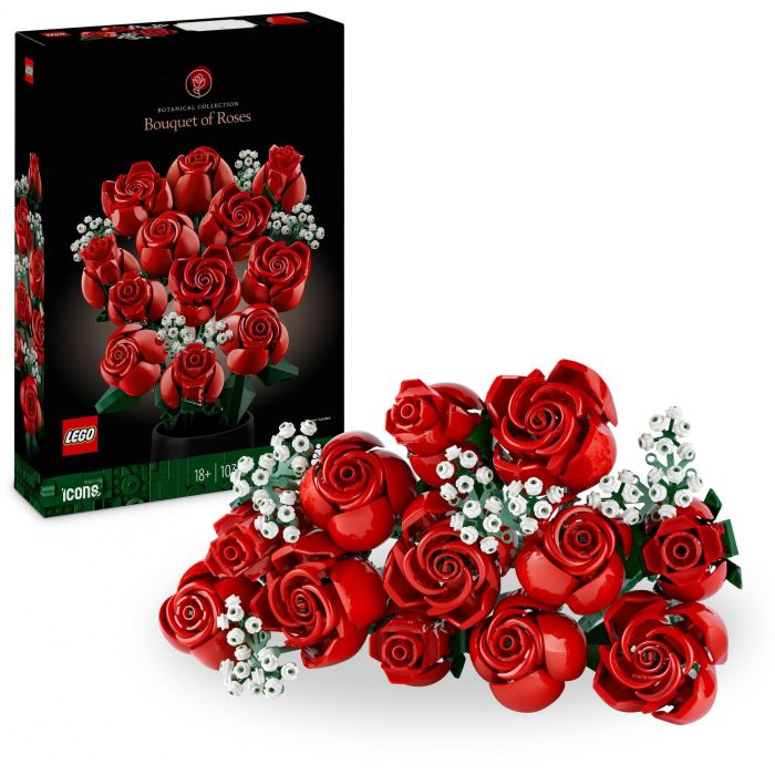Lego Botanical Collection Ramo De Rosas - 822 Piezas - Set de Construcción para Adultos 13