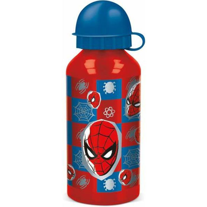 Botella de aluminio spiderman midnight flyer 400 ml.