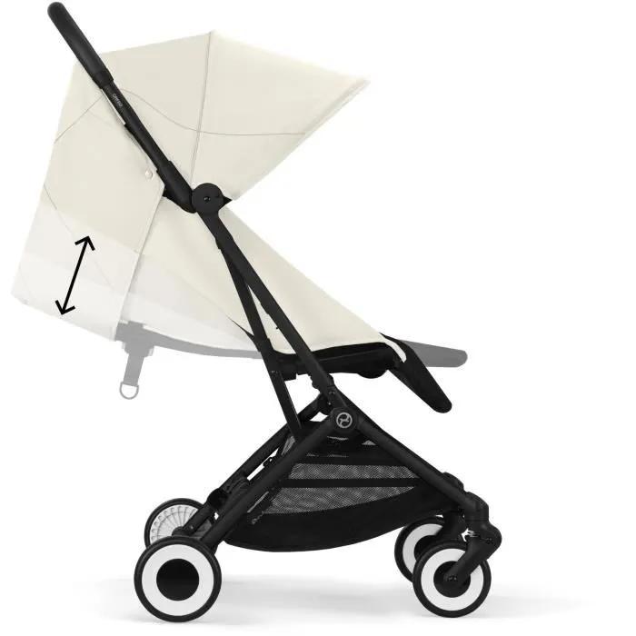 Cybex Cochecito Ultracompacto y Cómodo Orfeo 4 Ruedas Canvas White 2