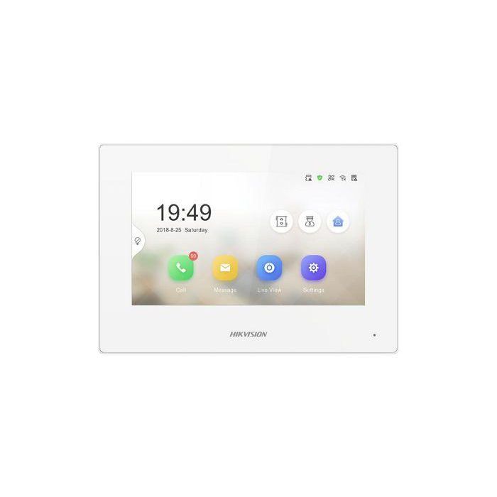 Hikvision KH6 Monitor Interior WiFi Táctil 7" para Videoportero IP - Control Móvil y Vista en Vivo Remota