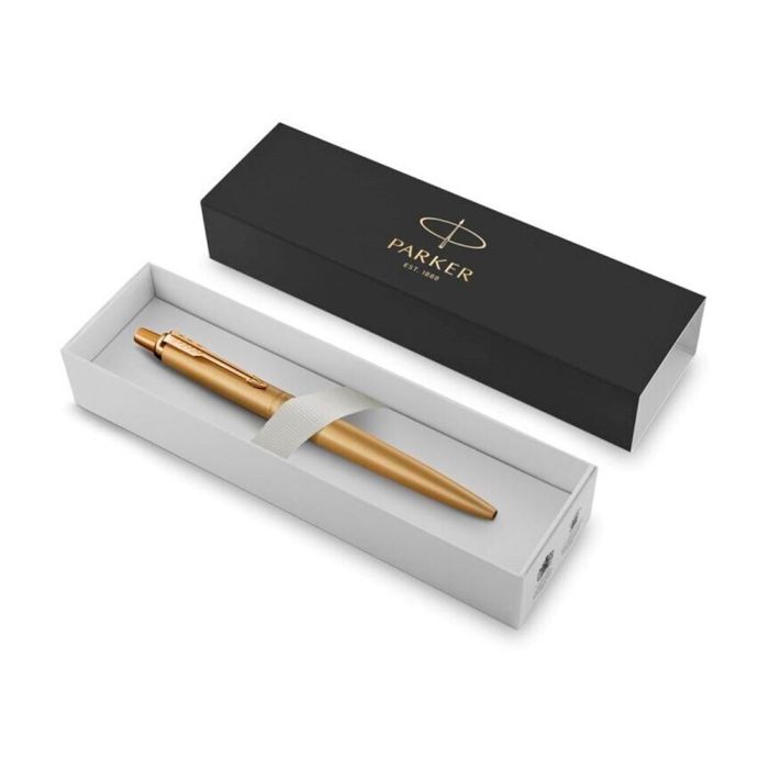 Boligrafo Parker Jotter XL Monocromo Oro En Estuche 6