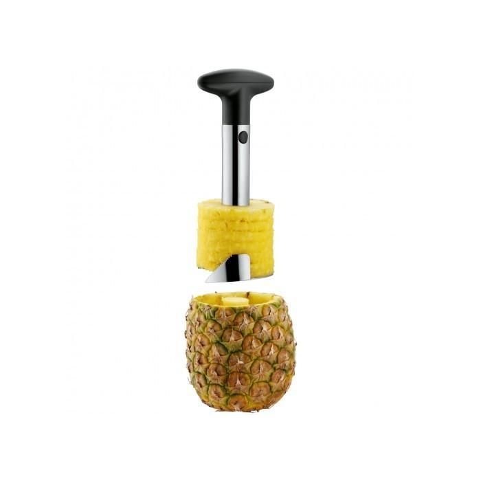 WMF 1873676030 Gourmet Ananasschneider - Cortador de piña de Acero Inoxidable, Apto para Lavavajillas, Negro 2 WMF 1873676030 Gourmet Ananasschneider - Cortador de piña de Acero Inoxidable, Apto para Lavavajillas, Negro 2