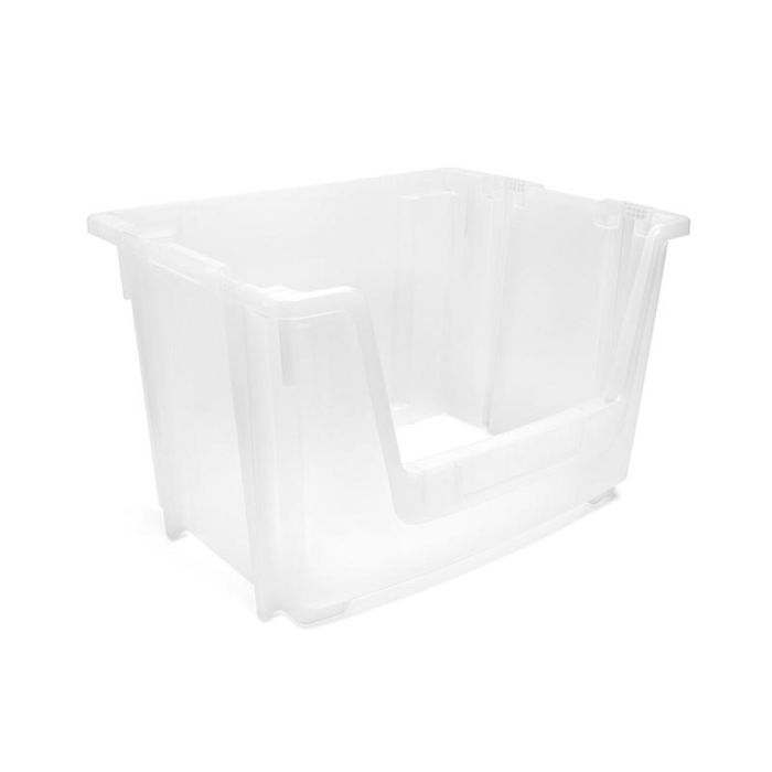 Tayg 268342 Gaveta Apilable y Encajable Transparente 50 Litros - Modelo 5040 - 395x500x320 mm