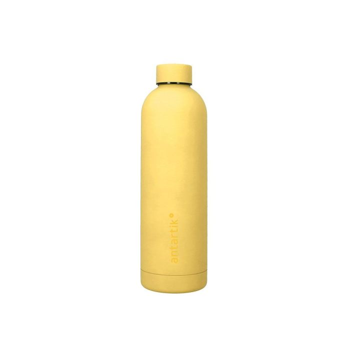 Botella Portaliquidos Antartik Isotermica Acero Inoxidable Libre De Bpa Color Amarillo 750 mL 1