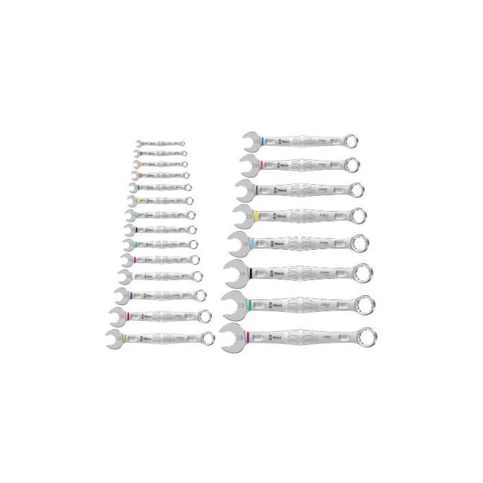 Wera 05020232001 Joker 6003 Set de Llaves Combinadas Ringmaulschlüssel-Satz, 22 piezas (5.5-32mm)