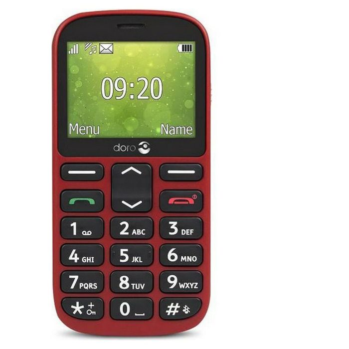 Teléfono Móvil para Mayores Doro 1360 Rojo 2G 4