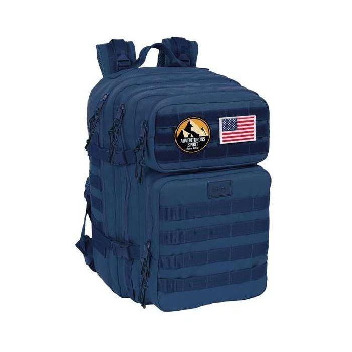 Mochila Safta Militar Portatil 15,6-' Basics Marino 300x230x480 mm 7 Mochila Safta Militar Portatil 15,6-' Basics Marino 300x230x480 mm 7