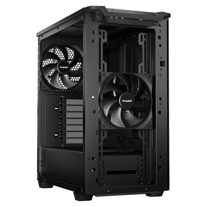be quiet! PURE BASE 501 Airflow Black, Torre Midi, ATX, micro ATX, Mini-ITX, Negro, 7 Ranuras, 2x USB 3.2 Gen 2