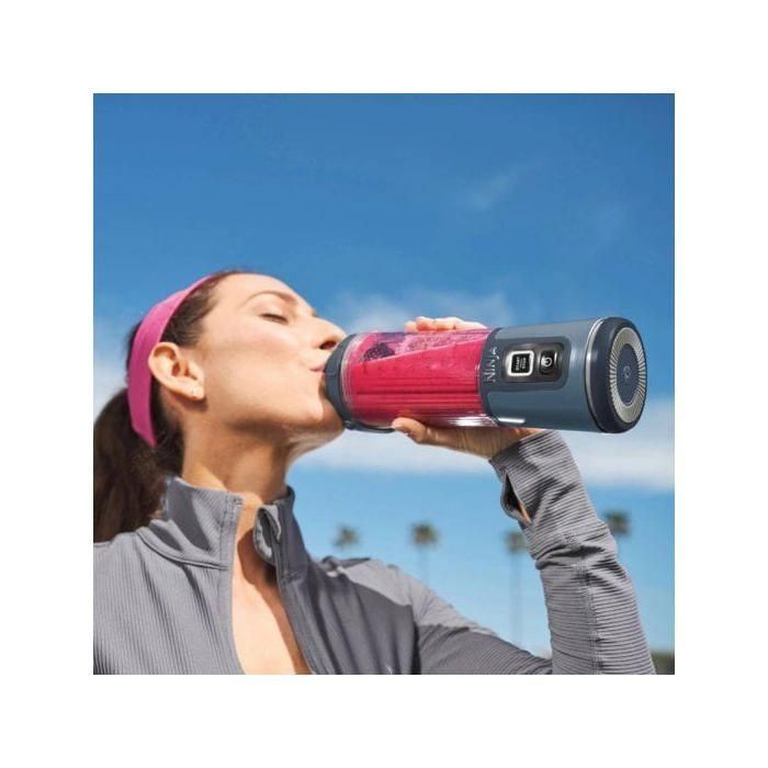 Batidora de vaso portátil Ninja AZUL, 530 ml, USB-C, apta para smoothies y bebidas frías, incluye vaso y tapa de viaje 5 Batidora de vaso portátil Ninja AZUL, 530 ml, USB-C, apta para smoothies y bebidas frías, incluye vaso y tapa de viaje 5