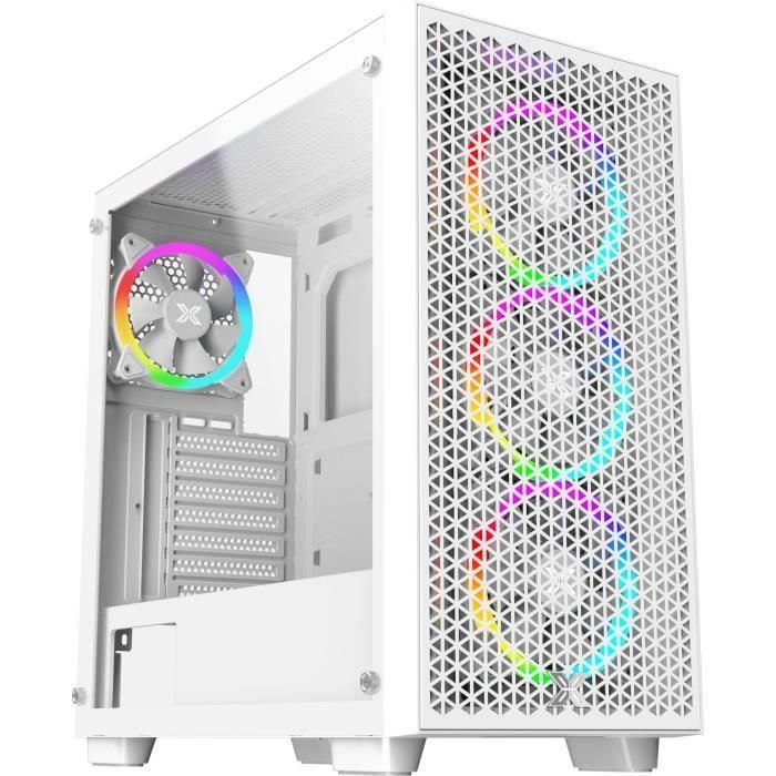 Caja para PC - XIGMATEK - Gaming G Pro Arctic (Blanco) - Torre media - Formato E-ATX - 4x120mm LED A-RGB