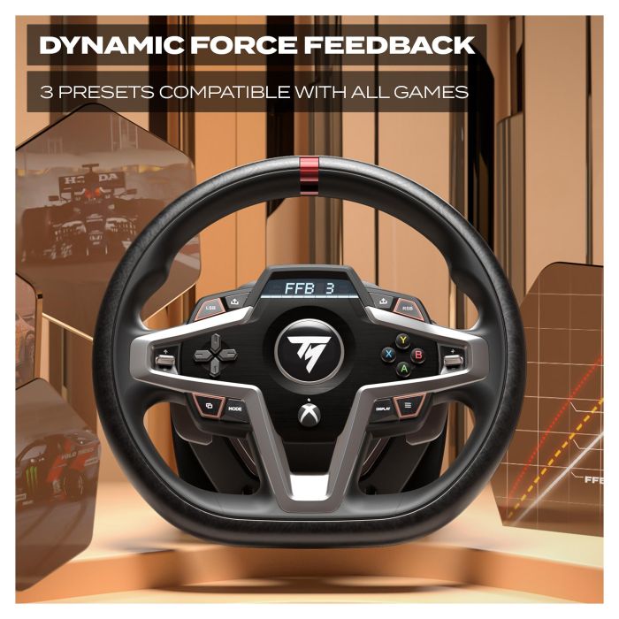 Thrustmaster T248X Volante + Pedales FF Wheel (Xbox/PC, PS4, PS5) Alámbrico USB Negro