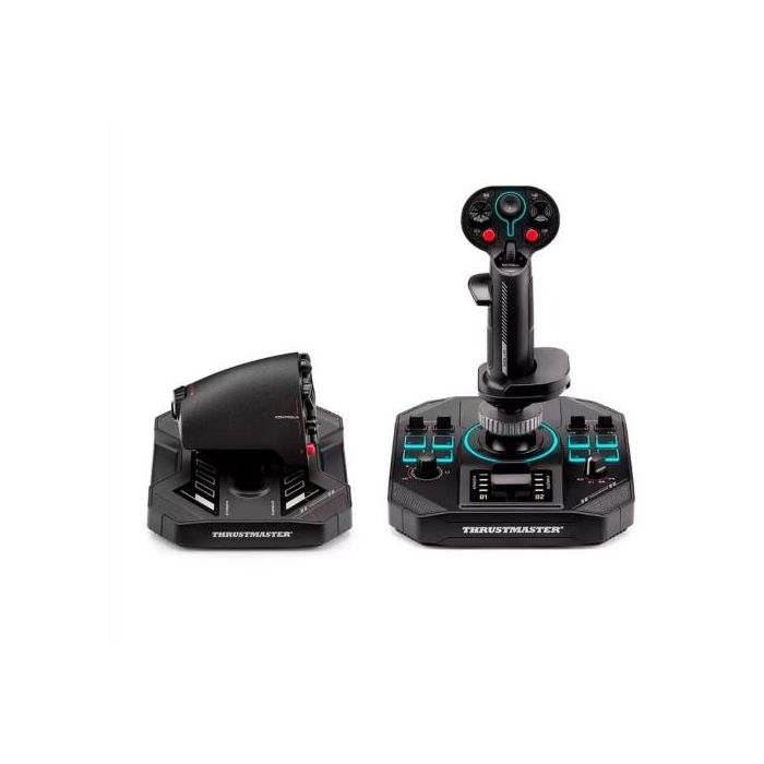 Thrustmaster SOL-R 4 HOTAS Joystick y Mando de Potencia para PC con Tecnología Magnética H.E.A.R.T. Control Total y Precisión Profesional para Vuelo Inmersivo
