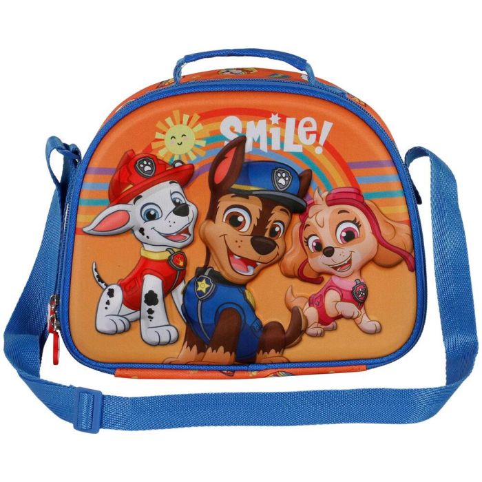 Bolsa Portamerienda 3D Paweome Paw Patrol La Patrulla Canina Naranja 1