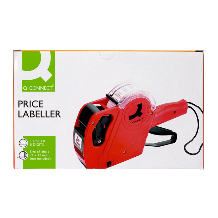 Q-connect Etiquetadora Marcaprecios 1 Rodillo 8 Dígitos 6