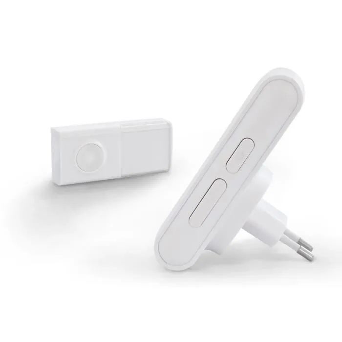 SCS Sentinel Carillón EcoBell 100 Inalámbrico Enchufable Sin Baterías Alcance 100m 1