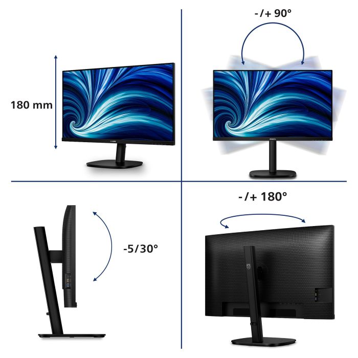 Philips 32B2U3601/00 Monitor de 31.5" Quad HD IPS 4 ms Negro 6 Philips 32B2U3601/00 Monitor de 31.5" Quad HD IPS 4 ms Negro 6