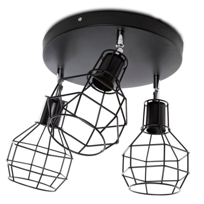 HO-APL-GU10-016 Foco de Techo Orientable Gabbia Uno para LED GU10 Aluminio Iluminación Interior Tiendas y Hogar 1
