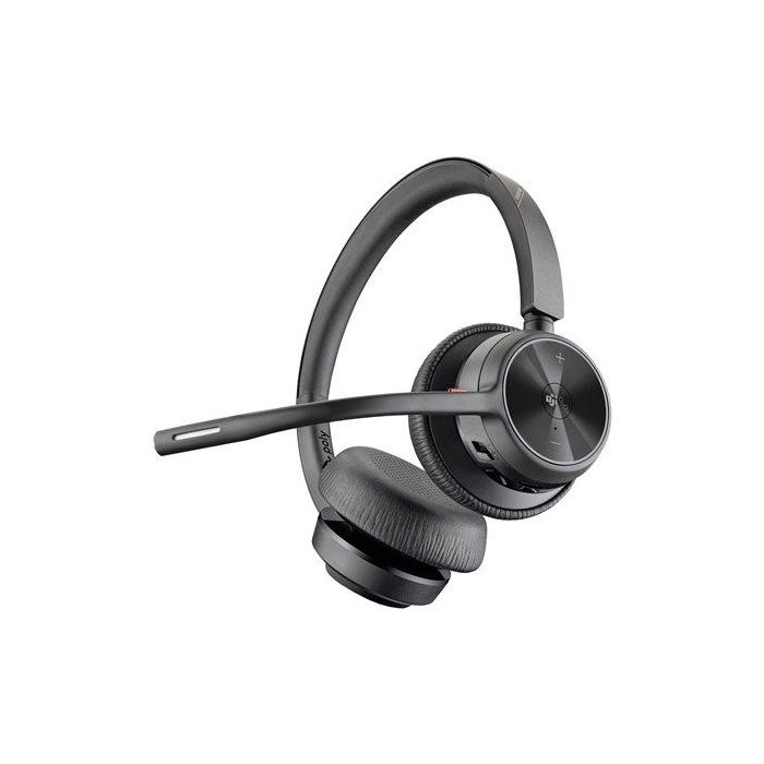 Poly Voyager 4320 Auriculares Inalambricos para Microsoft Teams Bluetooth Negros con Adaptador BT700 1