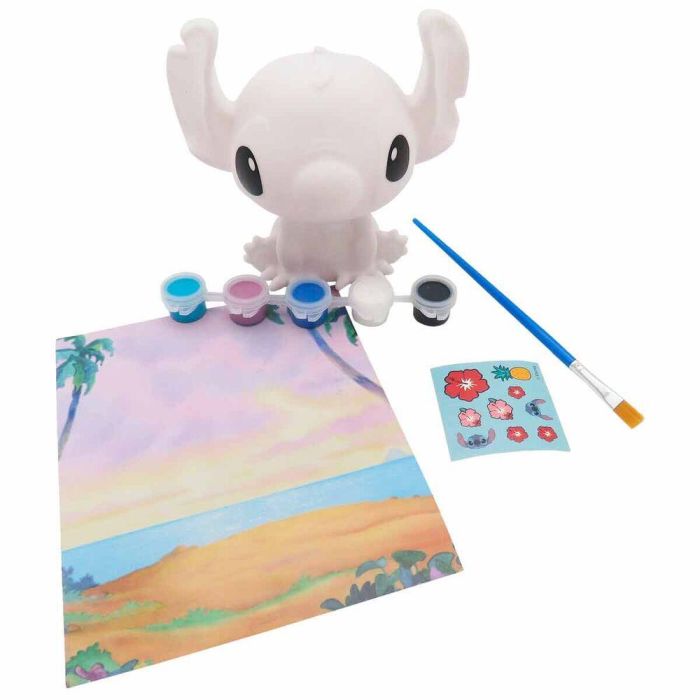 CYP BRANDS Lámpara 3D Stitch Disney para Pintar con 5 Pinturas y Pincel 3 CYP BRANDS Lámpara 3D Stitch Disney para Pintar con 5 Pinturas y Pincel 3