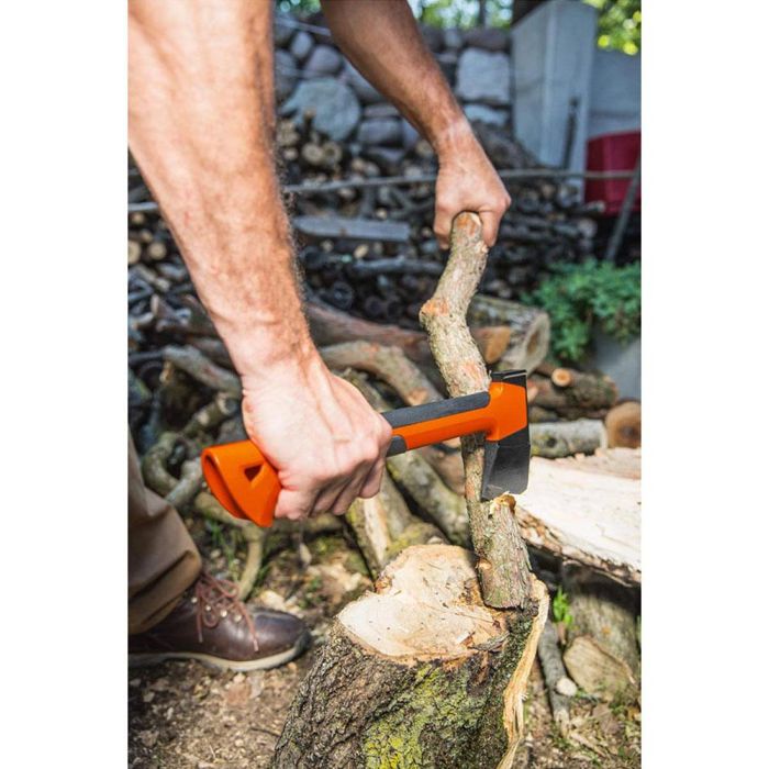 Stocker Hacha de corte 700g, cabeza acero carbono, revestimiento antifricción, 35cm 1 Stocker Hacha de corte 700g, cabeza acero carbono, revestimiento antifricción, 35cm 1