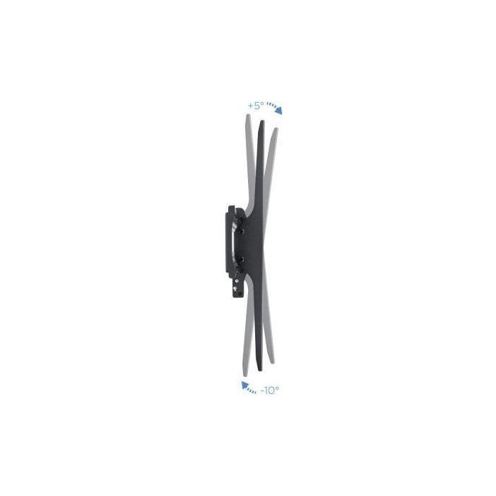 TooQ LP42100T-B Soporte de Pared Fijo Inclinable para TV 60-100", 75kg, VESA 200x200-900x600, Inclinación +5°/-10°, 85mm pared, Negro. 1